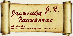 Jasminka Naumparac vizit kartica